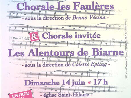 Chorales Les Faulères  de Pesmes et les Alentours de Biarne
