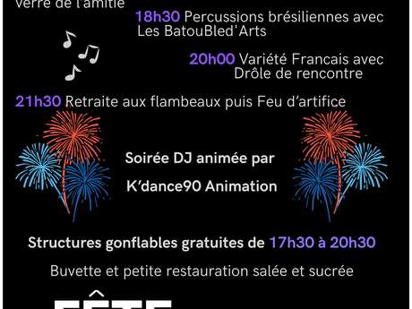Fête Nationale et Feu d'artifice