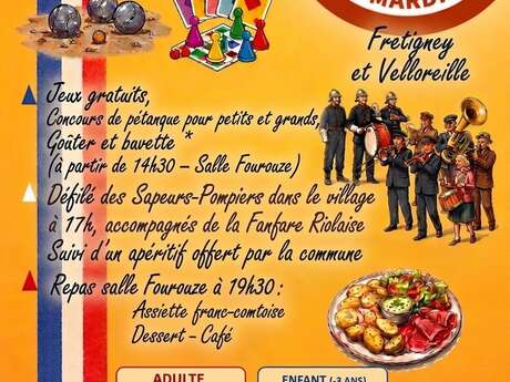 Fête Nationale à Frétigney
