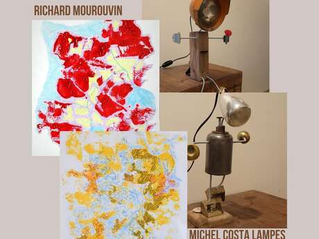 Exposition Lampes et Peintures
