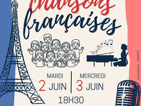 L'École Départementale de musique présente "Chansons Françaises"