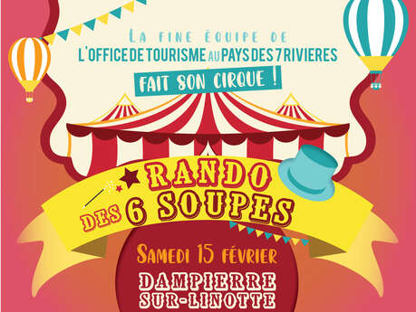 Randonnée des 6 soupes à Dampierre sur Linotte