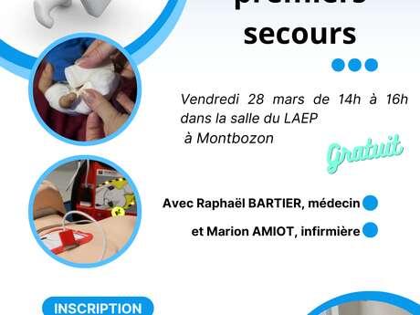 Formation premiers secours à Montbozon