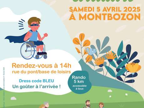 Rando solidaire pour la Team Eth'oile de Cristal à Montbozon