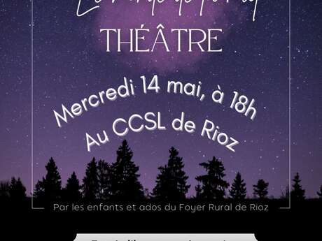 Théâtre à Rioz avec le Foyer Rural de Rioz