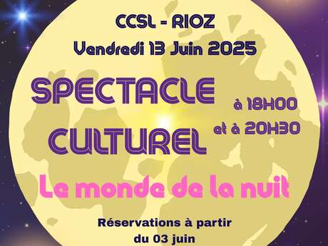 Spectacle "Le monde de la nuit" à Rioz