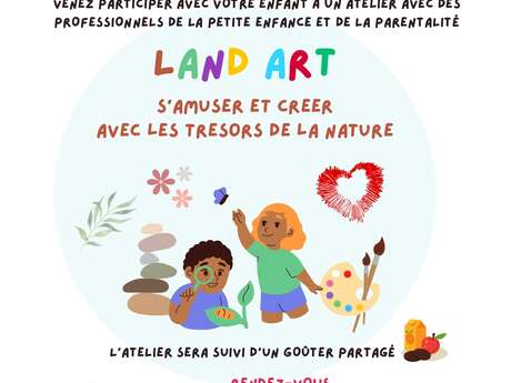 Atelier Land Art parents-enfants à Montbozon