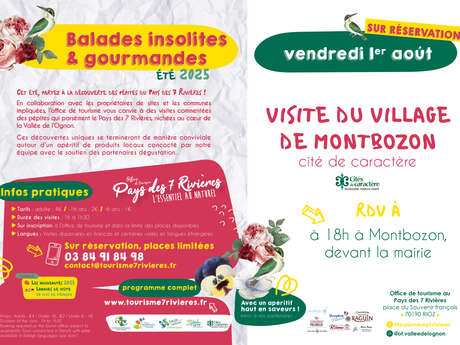 Visite du village de Montbozon