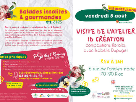 Visite de l'atelier ID Création à Rioz
