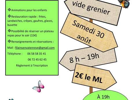 Vide grenier à Filain
