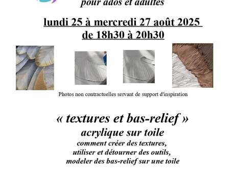 Stage de peinture au Foyer Rural de Rioz