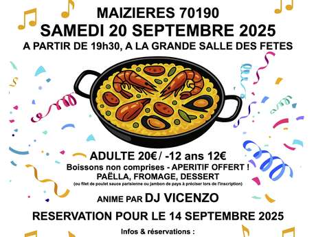 Soirée paella à Maizières