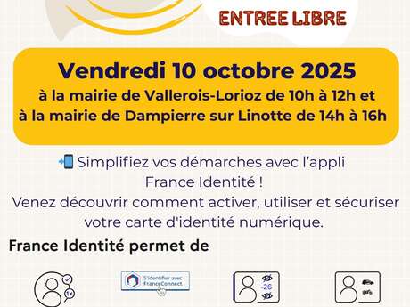 Atelier France Identité à Vallerois-Lorioz et Dampierre-sur-Linotte