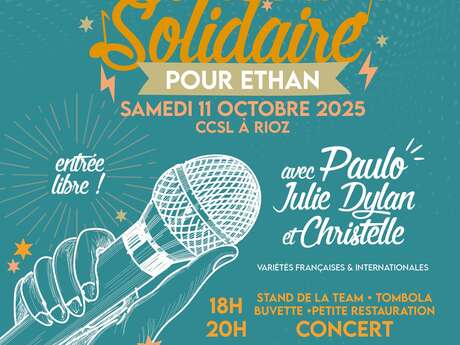Concert solidaire pour la Team Eth'oile de Cristal à Rioz
