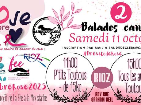 2 balades canines à Rioz avec Bande de Clebs le 11/10