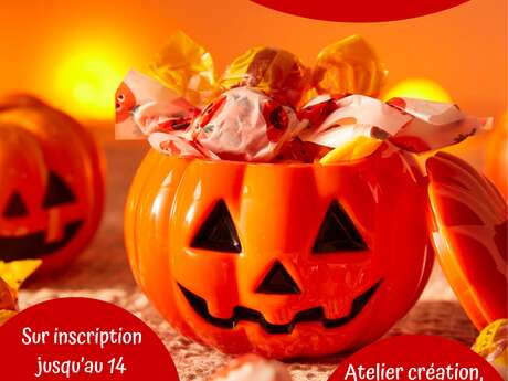 Atelier intergénérationnel "halloween" à Rioz