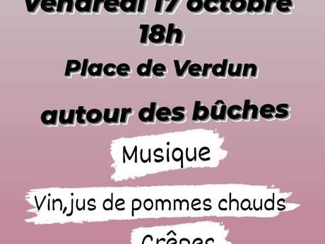 Soirée conviviale autour des bûches à Montbozon le 17/10