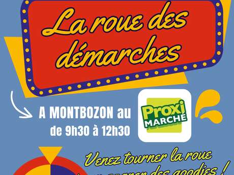 La roue des démarches à Montbozon La roue des démarches à Montbozon