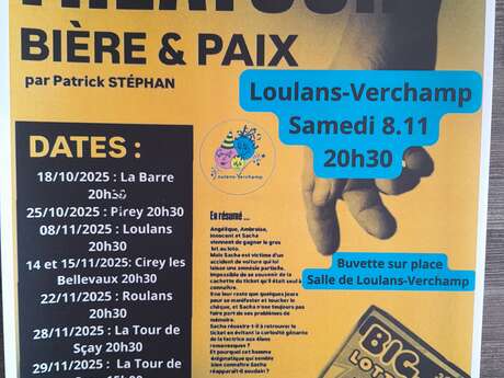 Nombreuses soirées théâtre