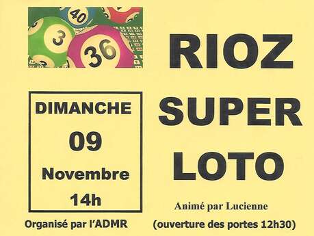 Loto de l'ADMR à Rioz