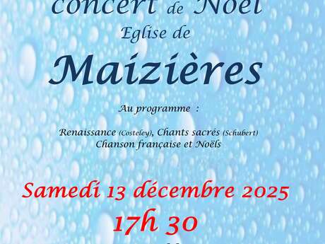 Concert de Noël à Maizières