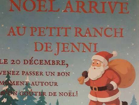 Noël arrive au Ranch de Jenni à La Malachère