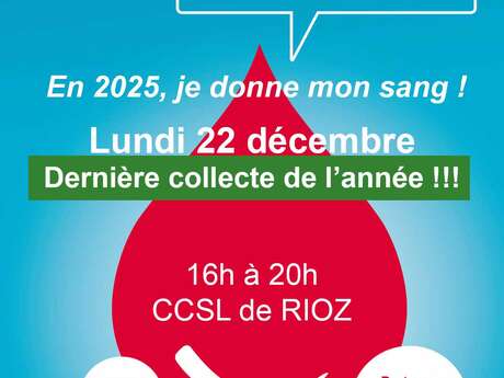 Don du sang à Rioz