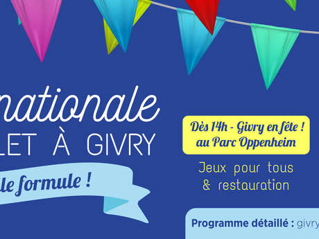 13 juillet à Givry : une nouvelle formule festive et familiale !