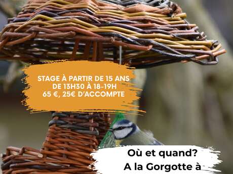 Atelier pour faire une mangeoire à oiseaux, à Traitiéfontaine