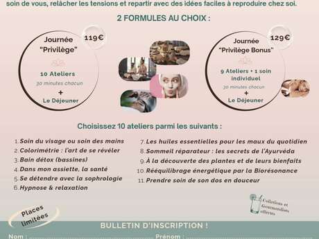 Stage bien-être à Roche sur Linotte