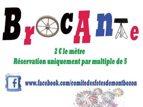 Brocante à Montbozon