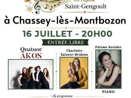 Les saisons musicales en l'église Saint-Gengoult