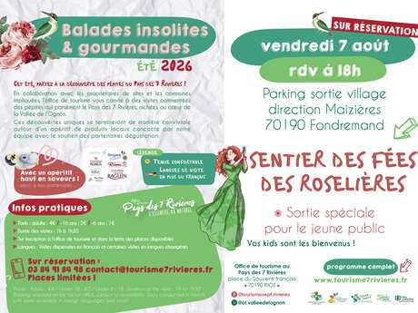 Sentier des fées des Roselières à Fondremand