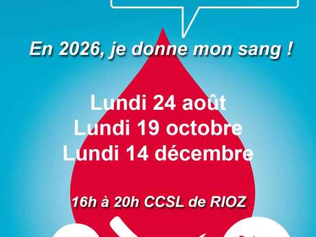 Don du sang à Rioz
