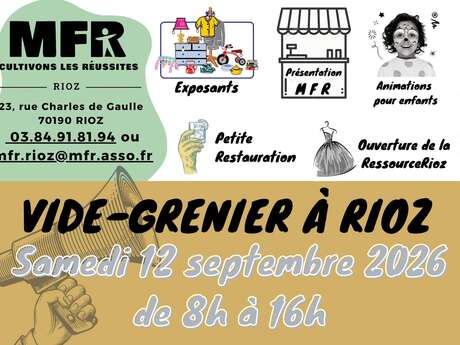 Vide grenier à la MFR de Rioz