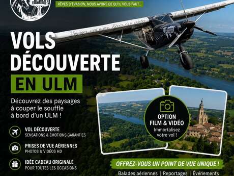 Vols découverte en ULM Multiaxes