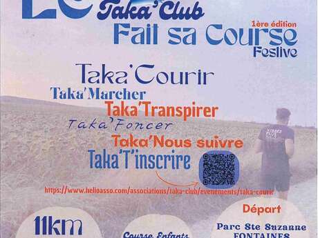 Le Taka'Club fait sa course festive