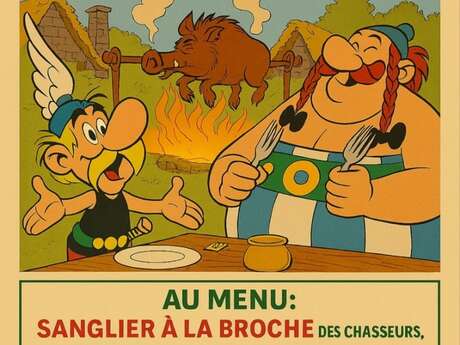Festiv'été à Plancher-Bas - Soirée "Sanglier à la broche" avec "Drôle de rencontre"