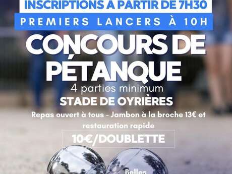Concours de pétanque