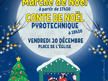 Marché de Noël et conte pyrotechnique