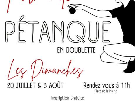 Tournois de pétanque de La Forge