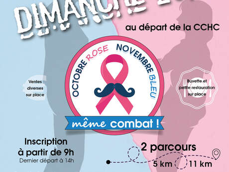 Marche solidaire Octobre Rose et Novembre Bleu en Haute Comté Marche solidaire Octobre Rose et Novembre Bleu en Haute Comté