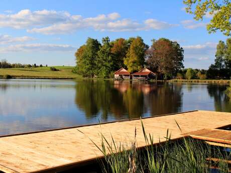 Pêche en etang aux guidons