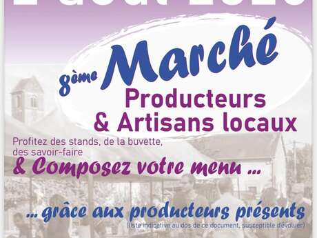 8ème marché de producteurs et artisans locaux