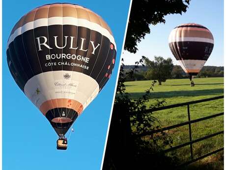 Montgolfière Rully en Bourgogne