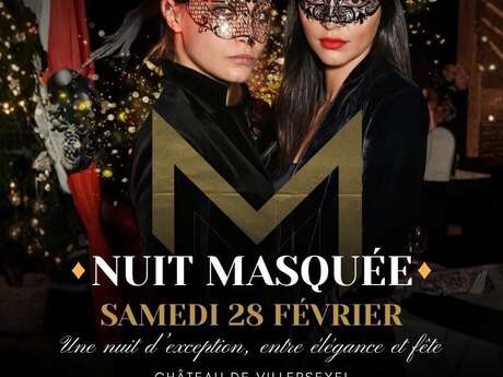 Nuit masquée au château et cuverie