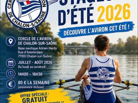Stages d'été d'aviron