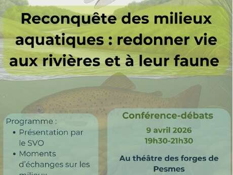 Reconquête des milieux aquatiques : redonner vie aux rivières et à leur faune