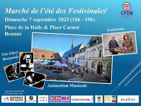 Marché des Festivinales de l'été
