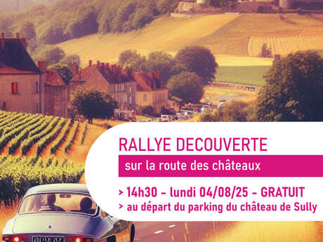 Rallye découverte, sur la route des châteaux